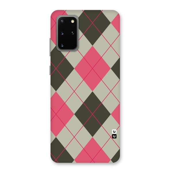 Check And Lines Back Case for Galaxy S20 Plus