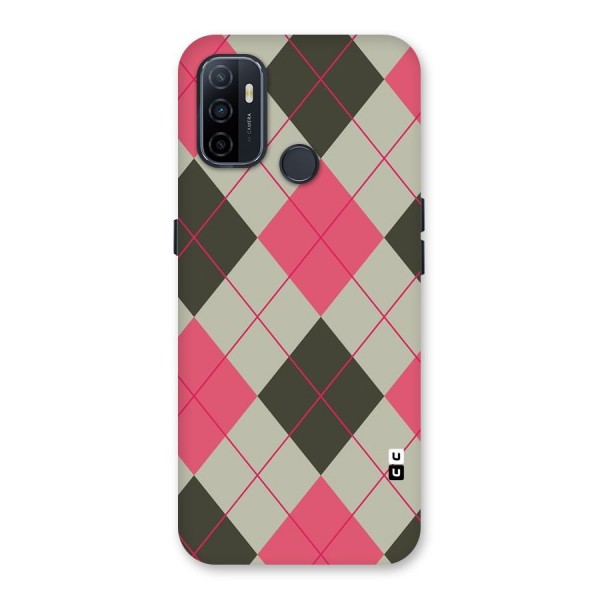 Check And Lines Back Case for Oppo A53