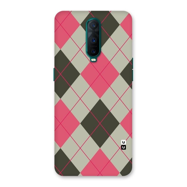 Check And Lines Back Case for Oppo R17 Pro