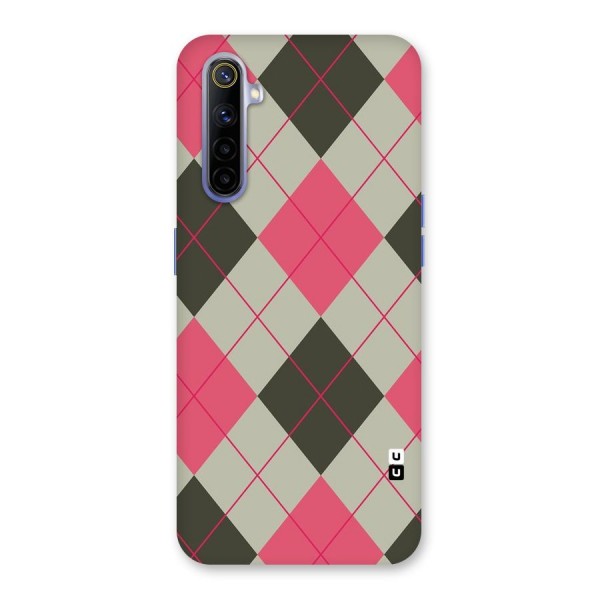 Check And Lines Back Case for Realme 6