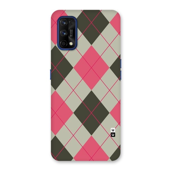 Check And Lines Back Case for Realme 7 Pro