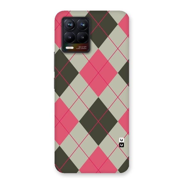 Check And Lines Back Case for Realme 8