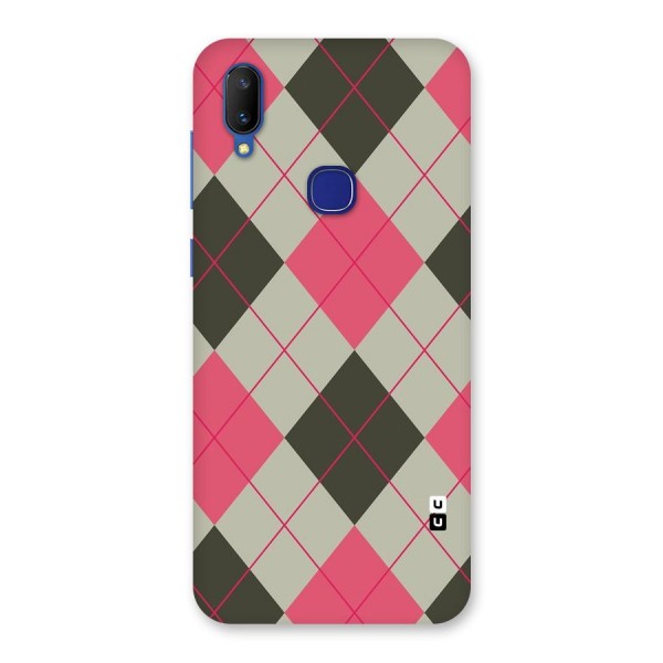 Check And Lines Back Case for Vivo V11