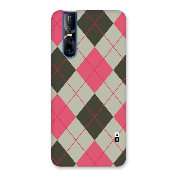 Check And Lines Back Case for Vivo V15 Pro