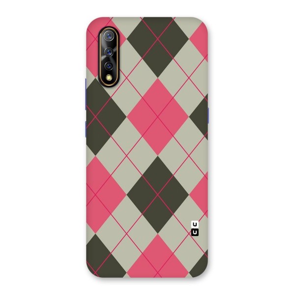 Check And Lines Back Case for Vivo Z1x