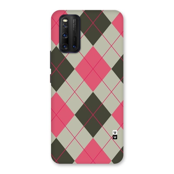 Check And Lines Back Case for Vivo iQOO 3