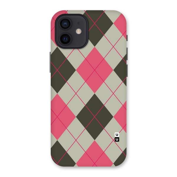 Check And Lines Back Case for iPhone 12