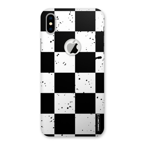 Check Mate Back Case for iPhone XS Logo Cut