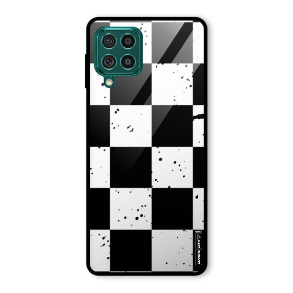 Check Mate Glass Back Case for Galaxy F62