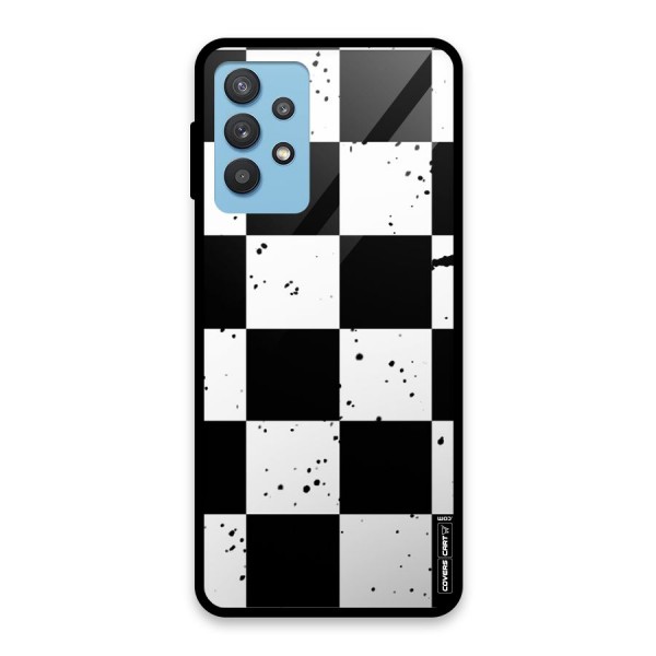 Check Mate Glass Back Case for Galaxy M32 5G