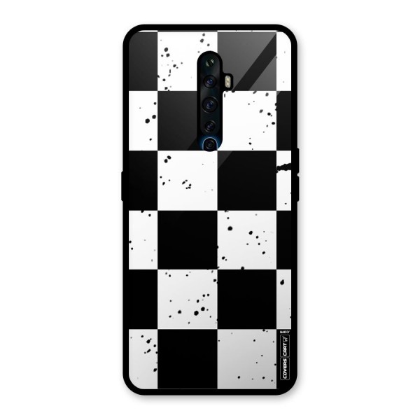 Check Mate Glass Back Case for Oppo Reno2 Z