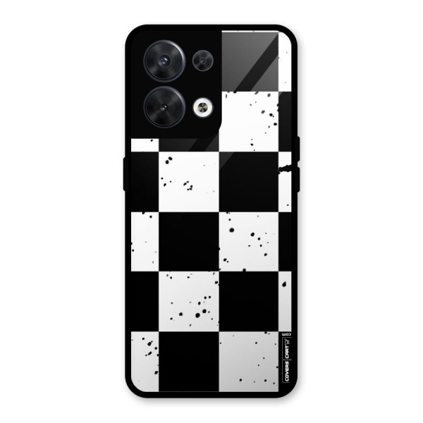 Check Mate Glass Back Case for Oppo Reno8 5G