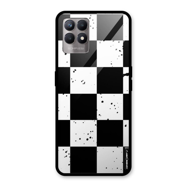 Check Mate Glass Back Case for Realme 8i