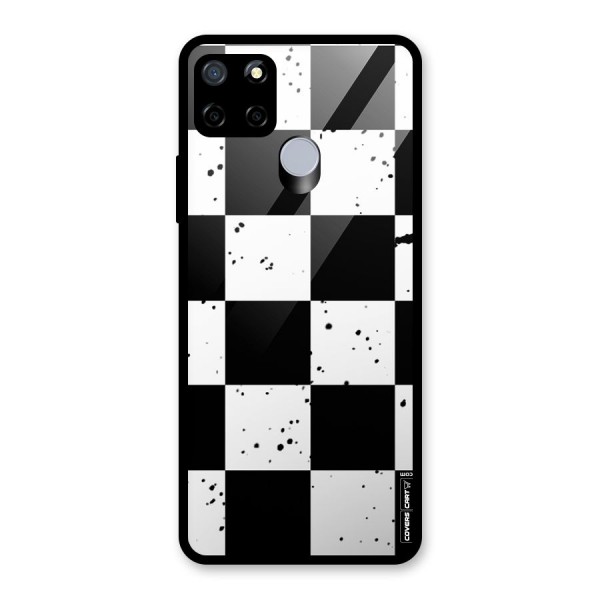 Check Mate Glass Back Case for Realme C15