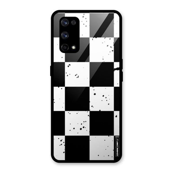 Check Mate Glass Back Case for Realme X7 Pro