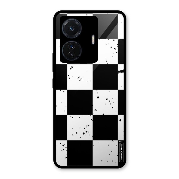 Check Mate Glass Back Case for Vivo T1 Pro