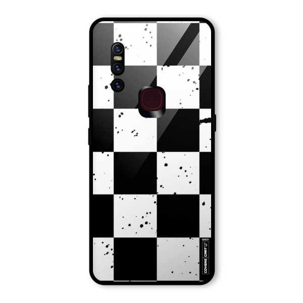 Check Mate Glass Back Case for Vivo V15