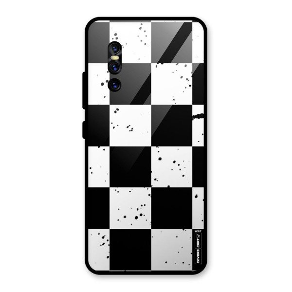 Check Mate Glass Back Case for Vivo V15 Pro