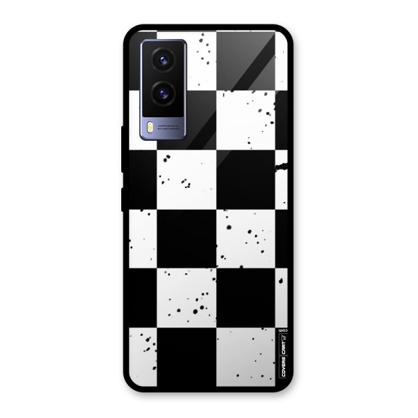 Check Mate Glass Back Case for Vivo V21e 5G