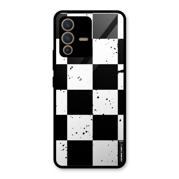 Check Mate Glass Back Case for Vivo V23 5G