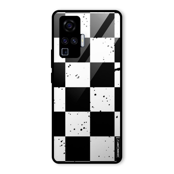 Check Mate Glass Back Case for Vivo X50 Pro