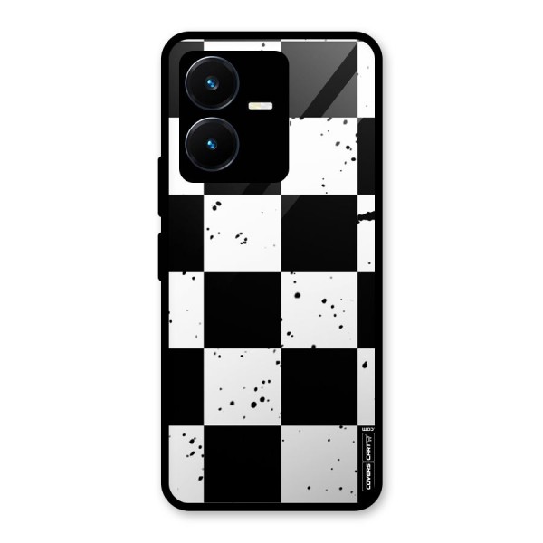 Check Mate Glass Back Case for Vivo Y22