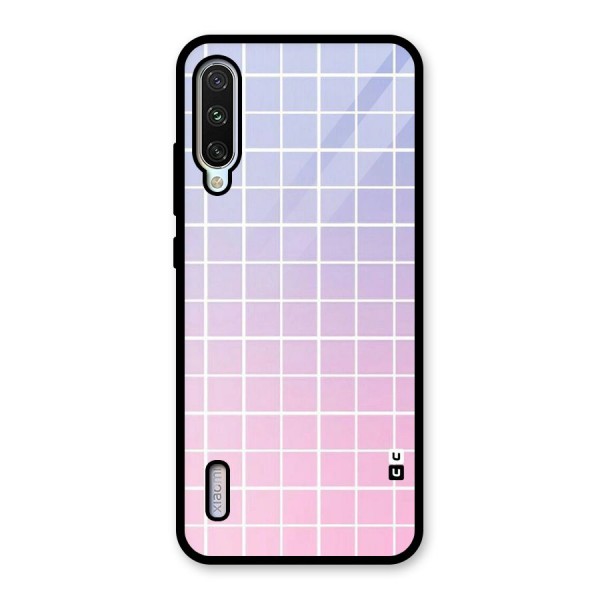 Check Shades Glass Back Case for Mi A3