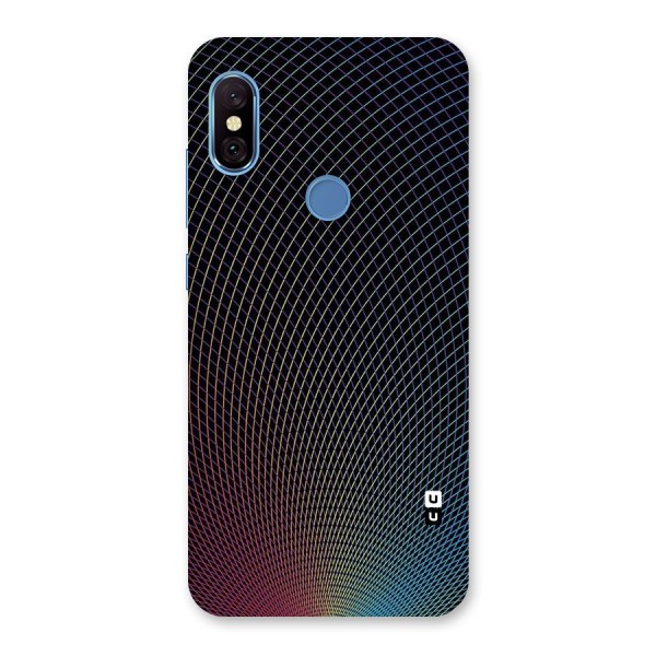 Check Swirls Back Case for Redmi Note 6 Pro