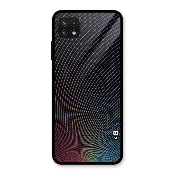 Check Swirls Glass Back Case for Galaxy A22 5G