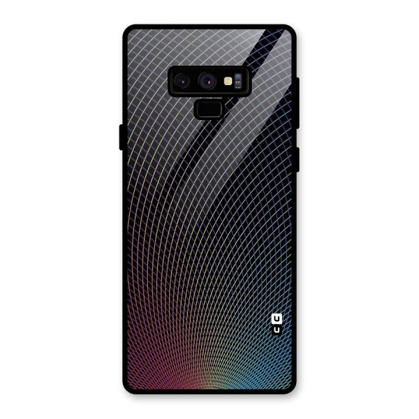 Check Swirls Glass Back Case for Galaxy Note 9