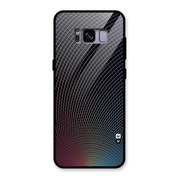 Check Swirls Glass Back Case for Galaxy S8