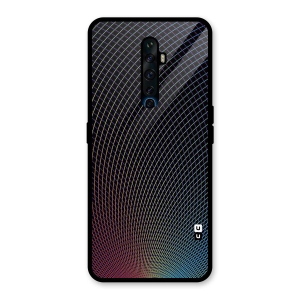 Check Swirls Glass Back Case for Oppo Reno2 Z