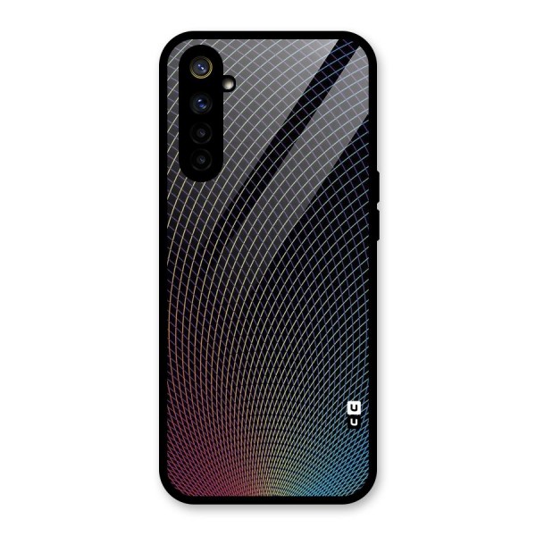 Check Swirls Glass Back Case for Realme 6