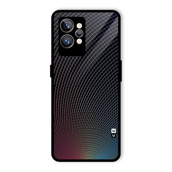 Check Swirls Glass Back Case for Realme GT2 Pro