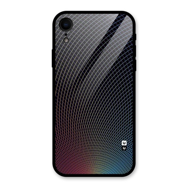 Check Swirls Glass Back Case for XR