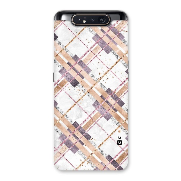 Check Trouble Back Case for Galaxy A80