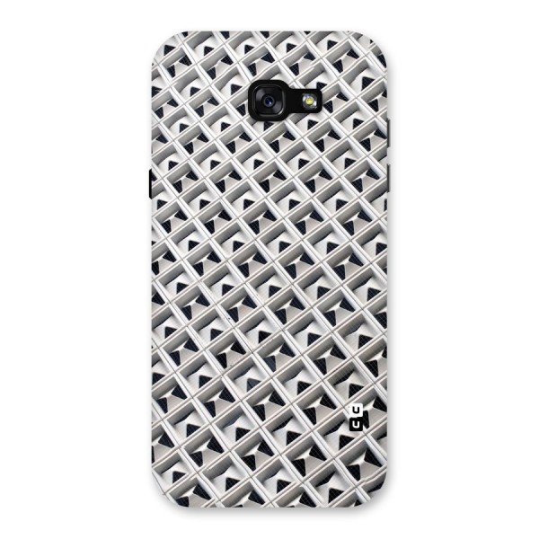 Check White Design Back Case for Galaxy A7 (2017)