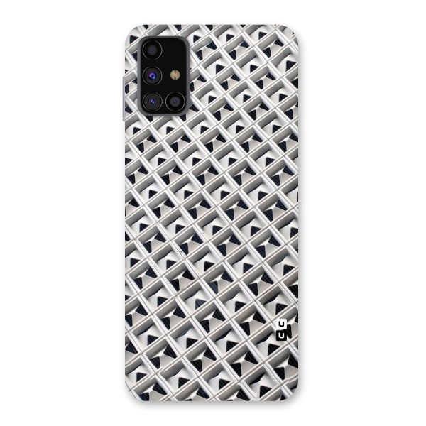 Check White Design Back Case for Galaxy M31s