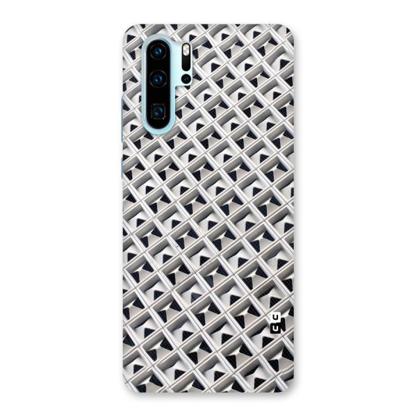 Check White Design Back Case for Huawei P30 Pro