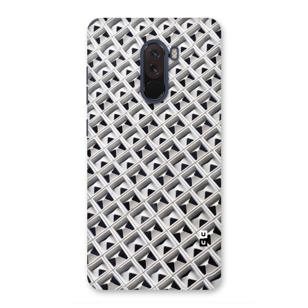 Check White Design Back Case for Poco F1