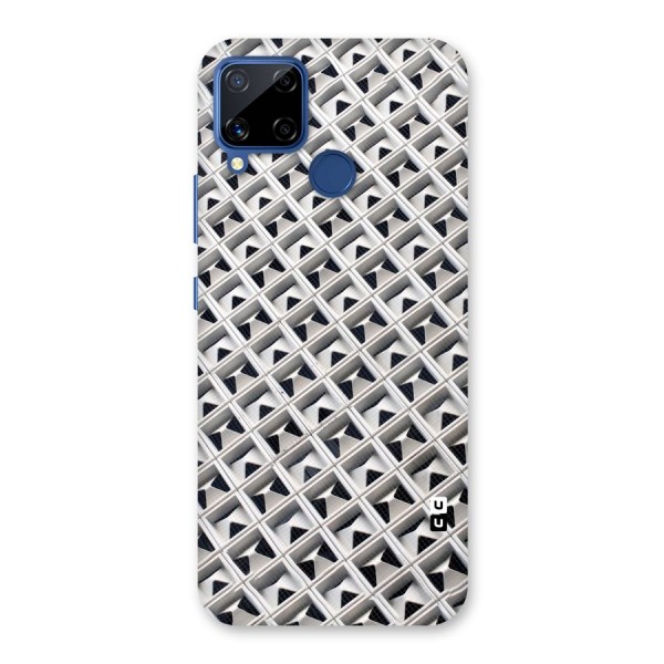 Check White Design Back Case for Realme C12