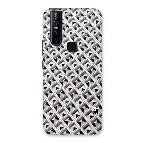 Check White Design Back Case for Vivo V15