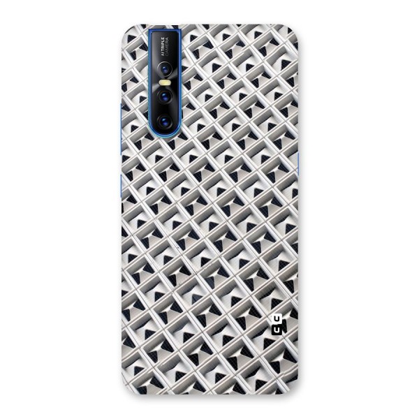 Check White Design Back Case for Vivo V15 Pro