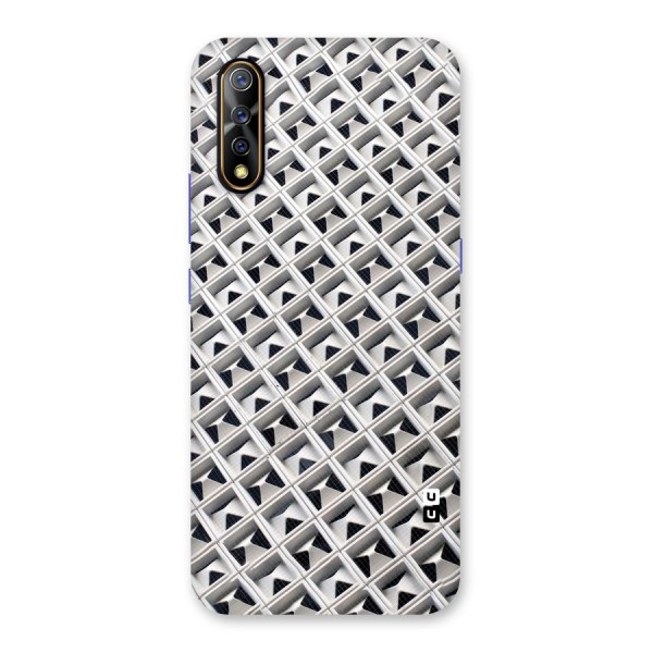 Check White Design Back Case for Vivo Z1x