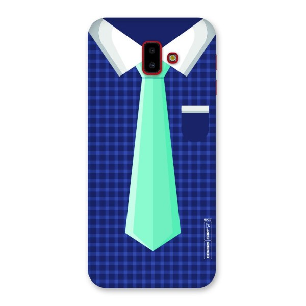 Checked Shirt Tie Back Case for Galaxy J6 Plus