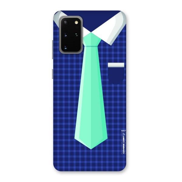 Checked Shirt Tie Back Case for Galaxy S20 Plus