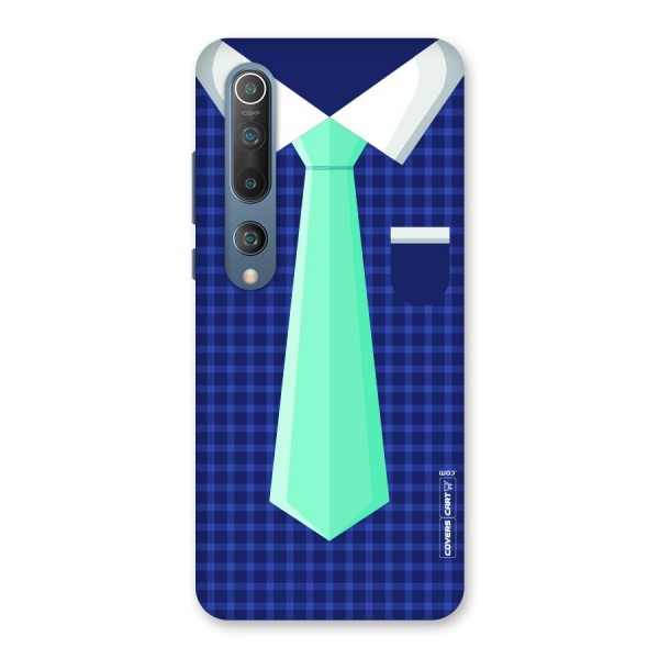 Checked Shirt Tie Back Case for Mi 10