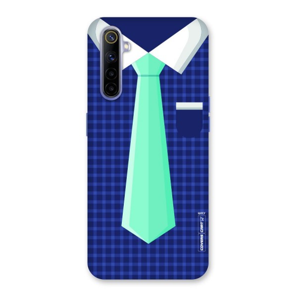 Checked Shirt Tie Back Case for Realme 6