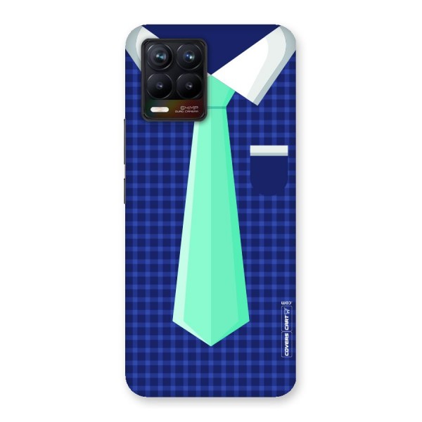 Checked Shirt Tie Back Case for Realme 8