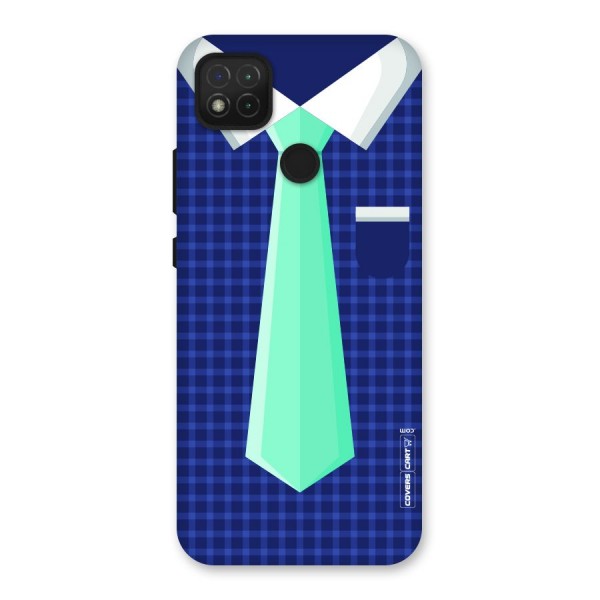 Checked Shirt Tie Back Case for Redmi 9C